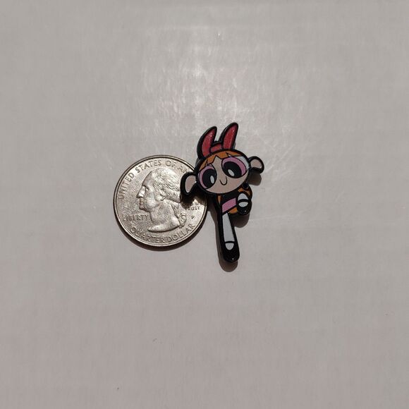 The Powerpuff Girls Blossom Flying Enamel Pin Official Cartoon Lapel Badge - Picture 3 of 3